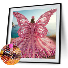 Load image into Gallery viewer, Angel With Wings Girl 30*30CM(Canvas) Partial Special Shaped Drill Diamond Painting
