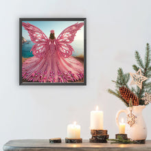 Load image into Gallery viewer, Angel With Wings Girl 30*30CM(Canvas) Partial Special Shaped Drill Diamond Painting
