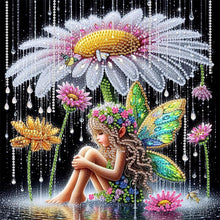 Load image into Gallery viewer, Daisy Fairy Girl 30*30CM(Canvas) Partial Special Shaped Drill Diamond Painting
