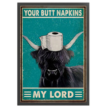 Load image into Gallery viewer, Vintage Poster - Yak Going To The Toilet - 40*60CM 11CT Stamped Cross Stitch
