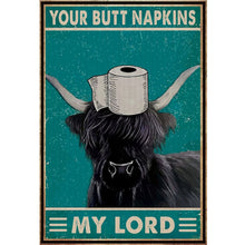 Load image into Gallery viewer, Vintage Poster - Yak Going To The Toilet - 40*60CM 11CT Stamped Cross Stitch
