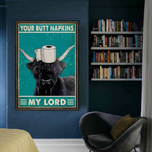 Load image into Gallery viewer, Vintage Poster - Yak Going To The Toilet - 40*60CM 11CT Stamped Cross Stitch
