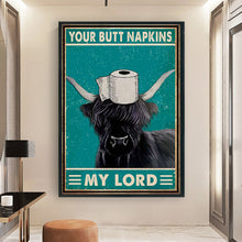 Load image into Gallery viewer, Vintage Poster - Yak Going To The Toilet - 40*60CM 11CT Stamped Cross Stitch
