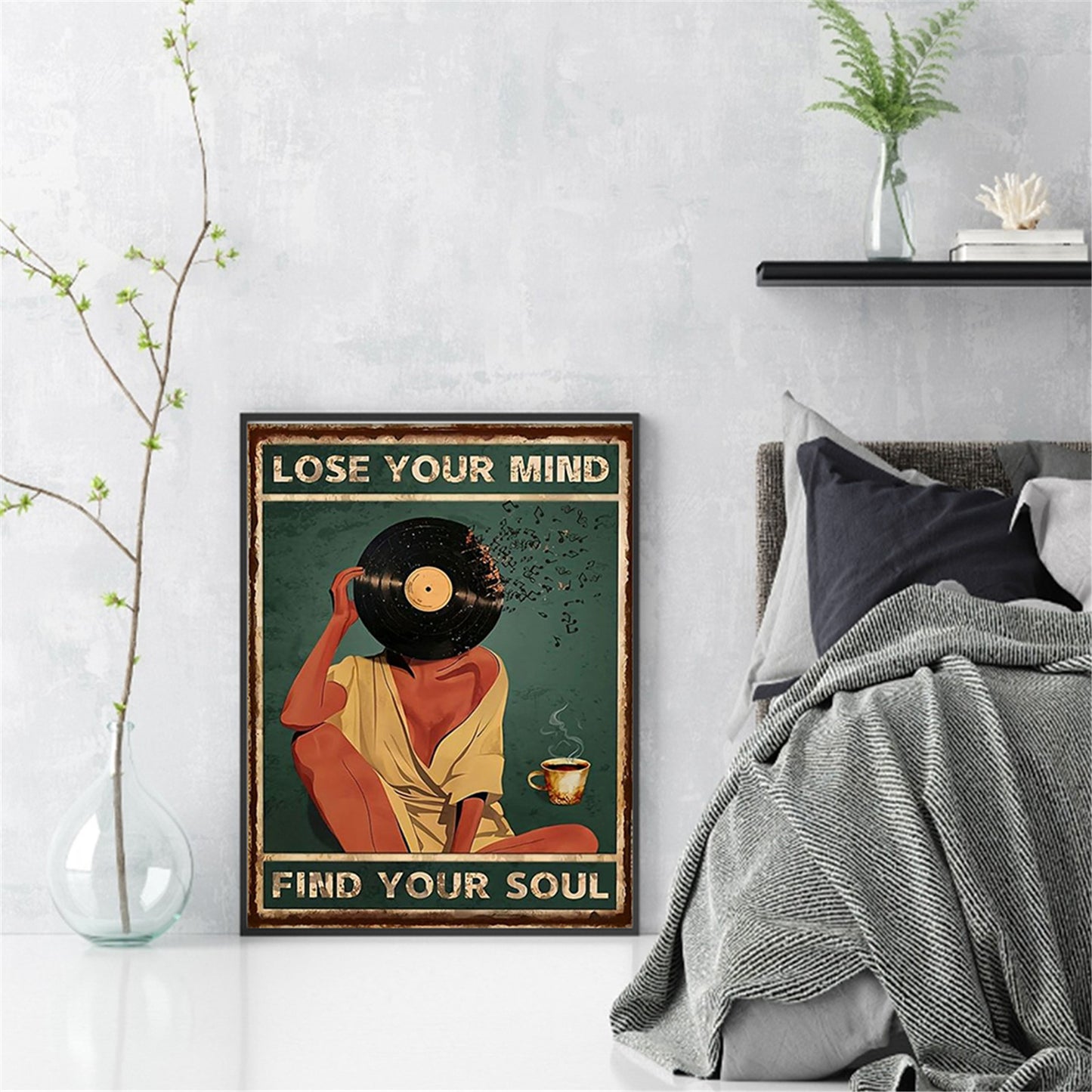 Vintage Poster - Woman On Film - Full 11CT Stamped Cross Stitch 40x53CM - Huacan