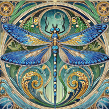 Load image into Gallery viewer, Dragonfly 30*30CM(Canvas) Partial Special Shaped Drill Diamond Painting
