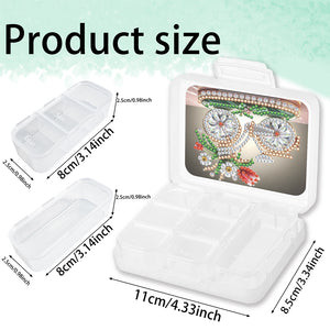 Animals Pill Storage Box Diamond Painting Pill Case Pill Dispenser for Art Craft