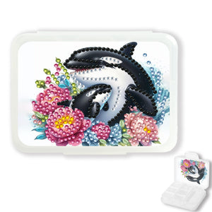 Animals Pill Storage Box Diamond Painting Pill Case Pill Dispenser for Art Craft
