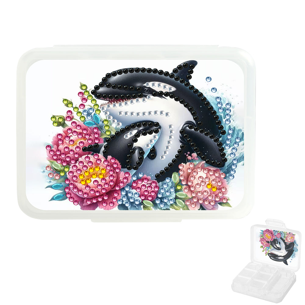 Animals Pill Storage Box Diamond Painting Pill Case Pill Dispenser for Art Craft