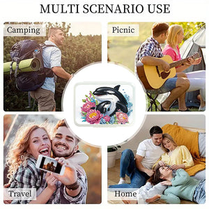 Animals Pill Storage Box Diamond Painting Pill Case Pill Dispenser for Art Craft