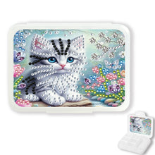 Load image into Gallery viewer, Animals Pill Storage Box Diamond Painting Pill Case Pill Dispenser for Art Craft
