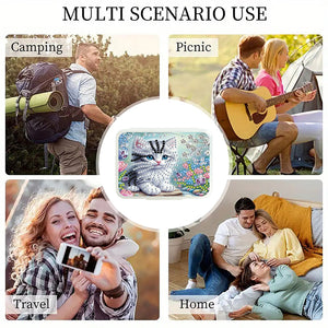 Animals Pill Storage Box Diamond Painting Pill Case Pill Dispenser for Art Craft