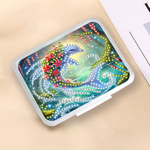 Animals Pill Storage Box Diamond Painting Pill Case Pill Dispenser for Art Craft