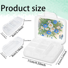Load image into Gallery viewer, Animals Pill Storage Box Diamond Painting Pill Case Pill Dispenser for Art Craft
