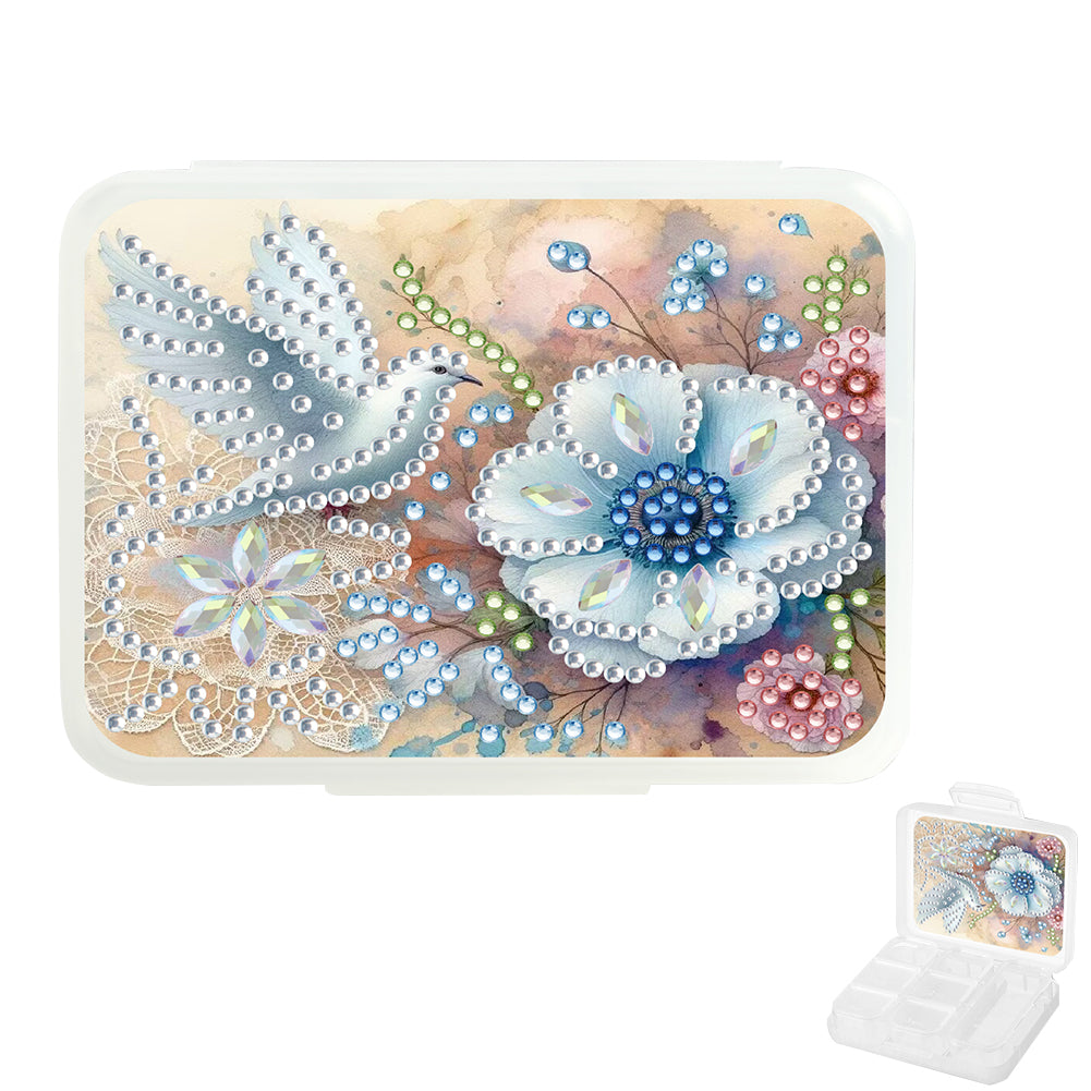 Animals Pill Storage Box Diamond Painting Pill Case Pill Dispenser for Art Craft