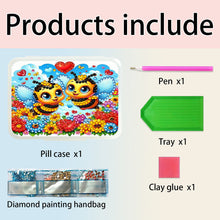 Load image into Gallery viewer, Animals Pill Storage Box Diamond Painting Pill Case Pill Dispenser for Art Craft
