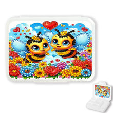 Load image into Gallery viewer, Animals Pill Storage Box Diamond Painting Pill Case Pill Dispenser for Art Craft
