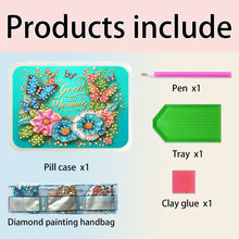 Load image into Gallery viewer, Animals Pill Storage Box Diamond Painting Pill Case Pill Dispenser for Art Craft
