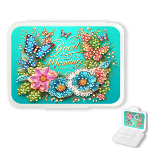 Animals Pill Storage Box Diamond Painting Pill Case Pill Dispenser for Art Craft