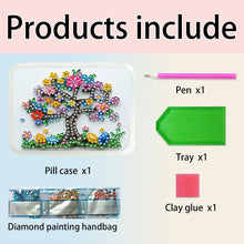 Load image into Gallery viewer, Animals Pill Storage Box Diamond Painting Pill Case Pill Dispenser for Art Craft
