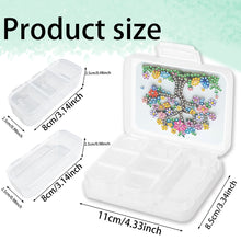 Load image into Gallery viewer, Animals Pill Storage Box Diamond Painting Pill Case Pill Dispenser for Art Craft
