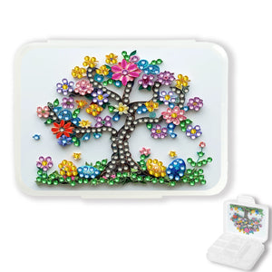 Animals Pill Storage Box Diamond Painting Pill Case Pill Dispenser for Art Craft
