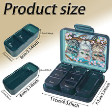 Load image into Gallery viewer, Animals Pill Storage Box Diamond Painting Pill Case Pill Dispenser for Art Craft
