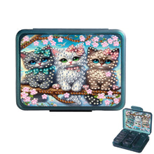 Load image into Gallery viewer, Animals Pill Storage Box Diamond Painting Pill Case Pill Dispenser for Art Craft
