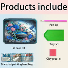 Load image into Gallery viewer, Animals Pill Storage Box Diamond Painting Pill Case Pill Dispenser for Art Craft
