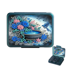 Load image into Gallery viewer, Animals Pill Storage Box Diamond Painting Pill Case Pill Dispenser for Art Craft
