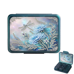 Animals Pill Storage Box Diamond Painting Pill Case Pill Dispenser for Art Craft
