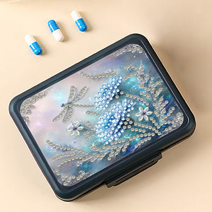 Animals Pill Storage Box Diamond Painting Pill Case Pill Dispenser for Art Craft