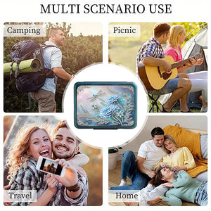 Animals Pill Storage Box Diamond Painting Pill Case Pill Dispenser for Art Craft