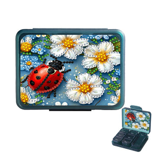Animals Pill Storage Box Diamond Painting Pill Case Pill Dispenser for Art Craft