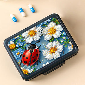 Animals Pill Storage Box Diamond Painting Pill Case Pill Dispenser for Art Craft