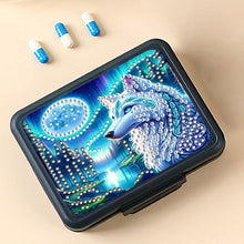 Load image into Gallery viewer, Animals Pill Storage Box Diamond Painting Pill Case Pill Dispenser for Art Craft
