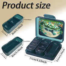 Load image into Gallery viewer, Animals Pill Storage Box Diamond Painting Pill Case Pill Dispenser for Art Craft
