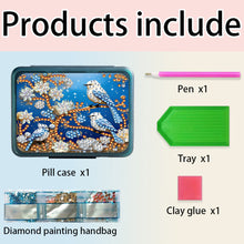 Load image into Gallery viewer, Animals Pill Storage Box Diamond Painting Pill Case Pill Dispenser for Art Craft
