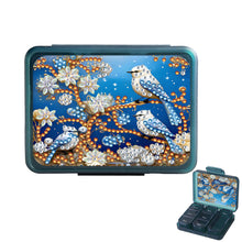 Load image into Gallery viewer, Animals Pill Storage Box Diamond Painting Pill Case Pill Dispenser for Art Craft
