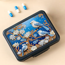 Load image into Gallery viewer, Animals Pill Storage Box Diamond Painting Pill Case Pill Dispenser for Art Craft
