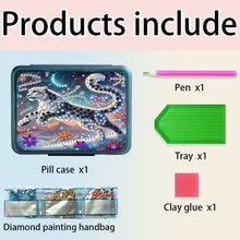 Load image into Gallery viewer, Animals Pill Storage Box Diamond Painting Pill Case Pill Dispenser for Art Craft

