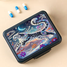 Load image into Gallery viewer, Animals Pill Storage Box Diamond Painting Pill Case Pill Dispenser for Art Craft
