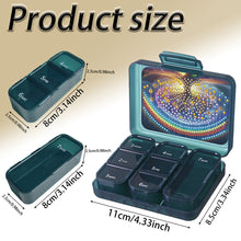 Load image into Gallery viewer, Animals Pill Storage Box Diamond Painting Pill Case Pill Dispenser for Art Craft
