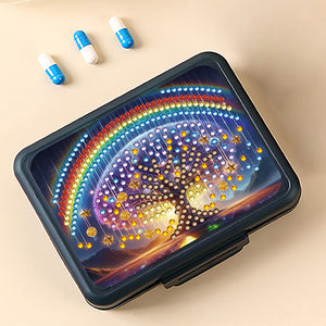 Animals Pill Storage Box Diamond Painting Pill Case Pill Dispenser for Art Craft