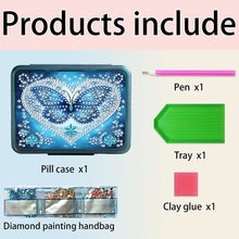 Load image into Gallery viewer, Animals Pill Storage Box Diamond Painting Pill Case Pill Dispenser for Art Craft
