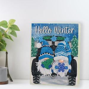 DIY Special Shaped Diamond Painting Notebook 50 Pages A5 Diamond Art Diary Book