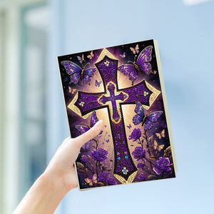 DIY Special Shaped Diamond Painting Notebook 50 Pages A5 Diamond Art Diary Book