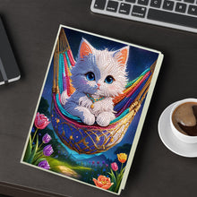 Load image into Gallery viewer, DIY Special Shaped Diamond Painting Notebook 50 Pages A5 Diamond Art Diary Book
