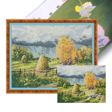 Load image into Gallery viewer, Golden autumn - 53*42CM 14CT Stamped Cross Stitch（Joy Sunday）
