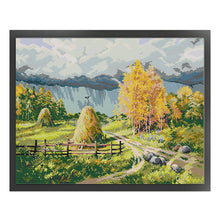 Load image into Gallery viewer, Golden autumn - 53*42CM 14CT Stamped Cross Stitch（Joy Sunday）

