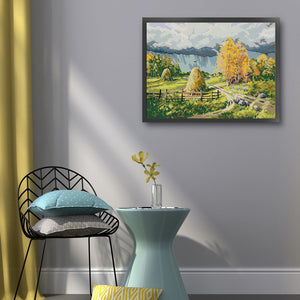 Golden autumn - 53*42CM 14CT Stamped Cross Stitch（Joy Sunday）